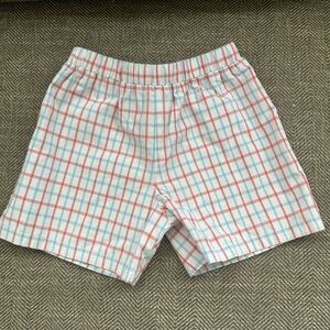 The Beaufort Bonnet Company red and Blue Plaid Shorts